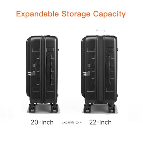 Expandable Lightweight PC Hard Shell Suitcase