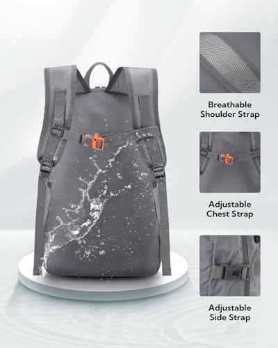 Small Lightweight Packable Hiking Backpack Foldable Travel Daypack