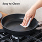 8inch Nonstick Frying Pan Paella Pan with Lid