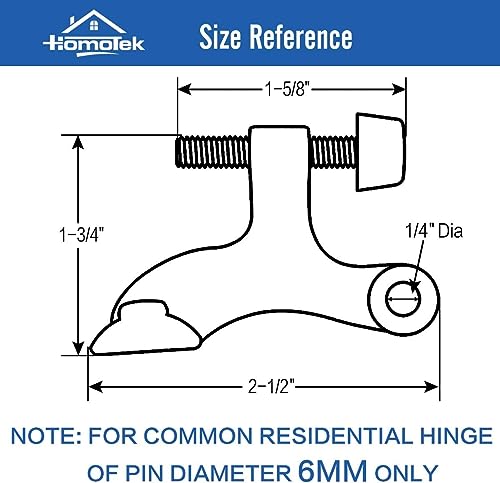 24 Pack Hinge Pin Satin Nickel Door Stopper (24 Count)