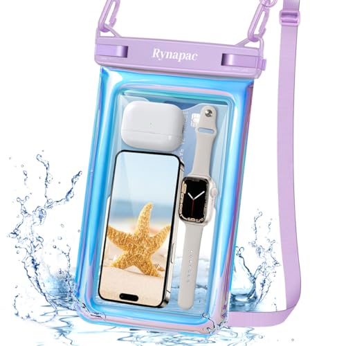 Up to 10''] Waterproof Phone Pouch Floating