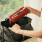 Clear Makeup Bag Travel Cosmetic Case Clear Toiletry Bag with Zipper Traveling Make Up Case Makeup Brush
