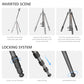 Compact Carbon Fiber Travel Camera Tripod with Ball Head