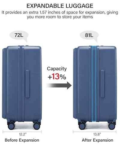 24 Inch Expandable Checked Luggage