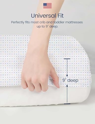 Premium Stretchy Space Crib Sheets (2 Count)