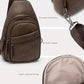 Large Sling Bag for Women Crossbody Purse Leather Fashionable Trendy Chest Bag for Travel