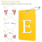 2 Pack Initial Luggage Tags for Suitcases Airplane Travel Essentials (2 Count)