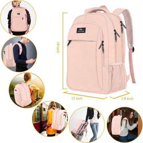 Pink 15.6 Inch Laptop Backpack