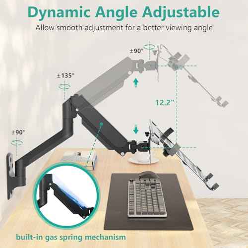 Laptop Wall Mount for 17" Notebook and Up to 32" Screen