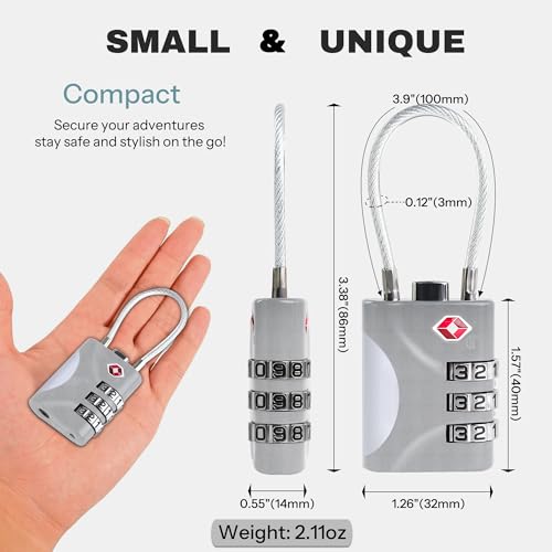 Travel Luggage Locks TSA Approved
