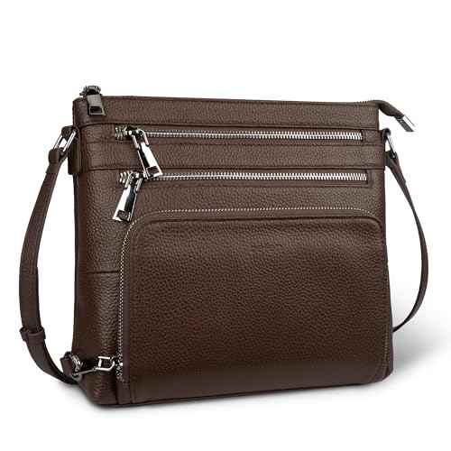 Genuine Leather Crossbody Bags for Women Anti