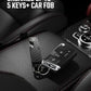 Key Organizer for Men Compact Key Holder Minimalist Key Case Metal Key Chain Key Holder for Keychain Secures 2