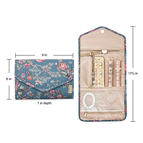 Travel Jewelry Organizer Roll Foldable Jewelry Case