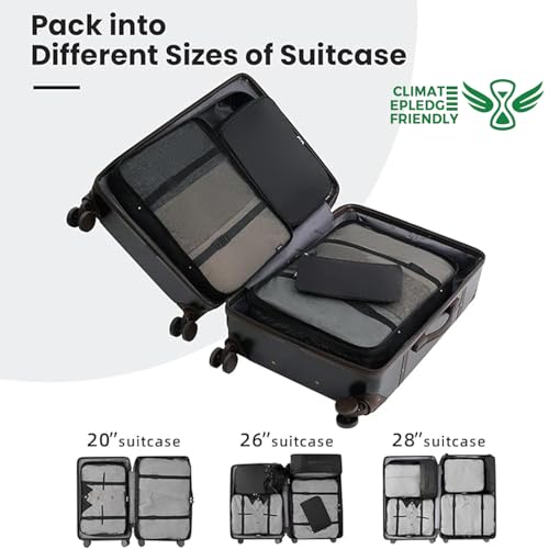 10 Set Packing Cubes Various Sizes Packing Organizer for Travel Accessories Luggage Carry On Suitcase