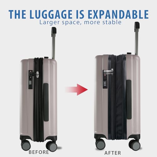 Carry On Luggage Suitcase Rolling Luggage