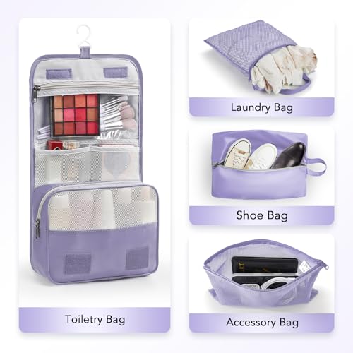 8 Set Compression Packing Cubes for Travel Essentials (8 Count)