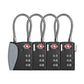 TSA Approved Travel Luggage Locks (4 Count)
