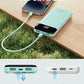 Portable Charger with Built in Cables