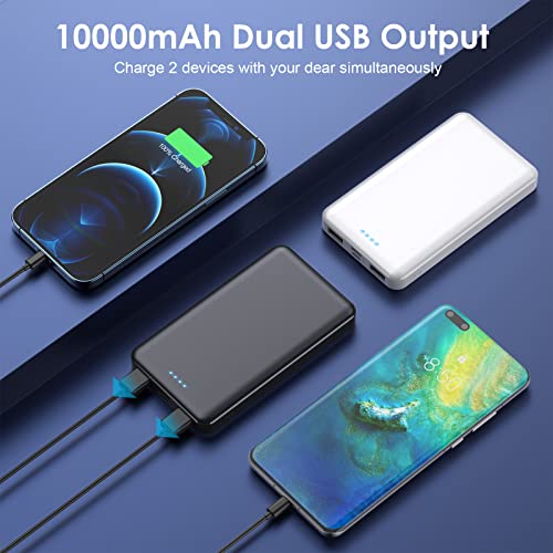 2 Pack] Portable Charger Power Bank 10000mAh