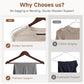Wooden Coat Hangers (30 Count)