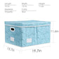 Extra Large Collapsible Storage Cubes with Lids Fabric Decorative Storage Bins Boxes Organizer Baskets with Cover Handles for Bedroom Closet Living Room 19.6x15.7x11.8 Inch 3 Pack (3 Count)