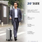 Carry On Luggage Airline Approved with Wheels Hard Shell Suitcase Spinner TSA Lock Telescopic Handle 20