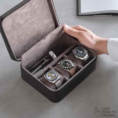 3 Watch Case with Storage Compartment