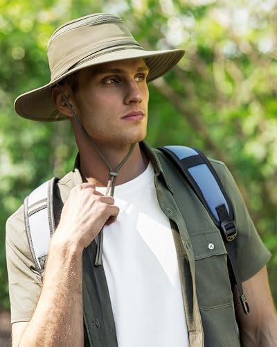 Cimarron Safari Sun Hat with Wide Brim for Outdoor Fishing Hiking
