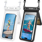 IPX8 Double Space Waterproof Phone Pouch up to 8.5'' (2 Count)
