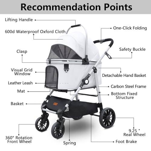 Extra Large Pet Stroller