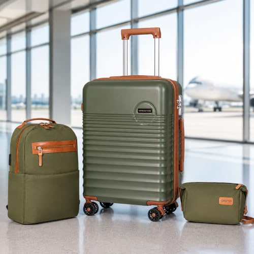 Carry On Luggage 22x14x9 Airline Approved Suitcase with Wheels
