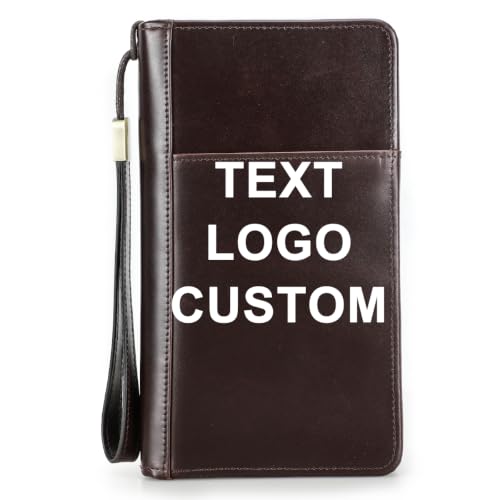 Personalized Family Passport Wallet for 4 Custom Engraved Name