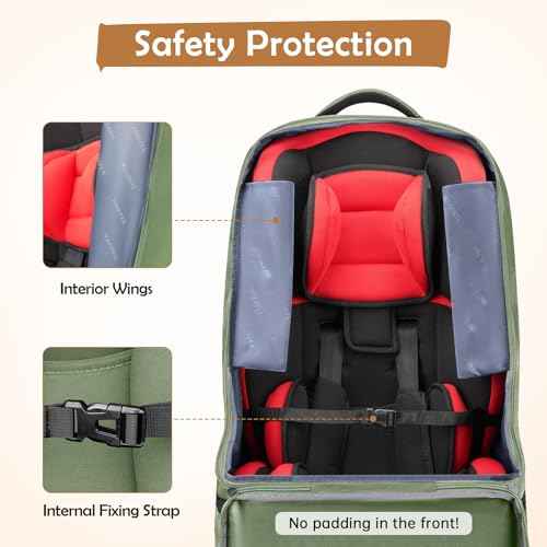 Padded Car Seat Bags for Air Travel