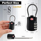 5pcs TSA Approved Luggage Locks with 10pcs Zipper Locks (5 Count)