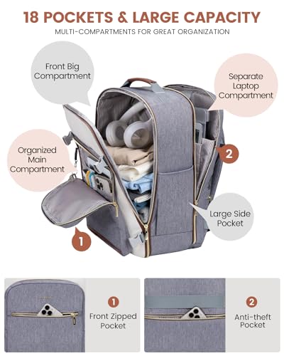 40L Travel Backpack for Women & Men