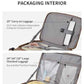Expandable Top Opening 28 Inch Checked Luggage with Spinner Wheels