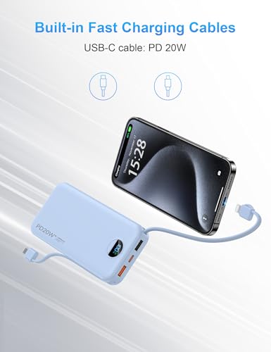 Portable Charger Power Bank 10000mAh PD20W w