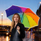 Portable Compact Folding Inverted Umbrella LED