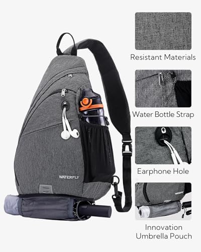 Large Sling Bag Crossbody Backpack Chest Pack for Men Women