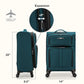 Anzio Softside Expandable Luggage with Spinner Wheels