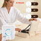 Travel Makeup Bag with Mirror & 8 Adjustable EVA Dividers