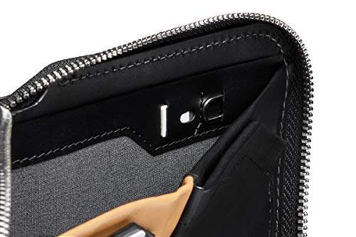 Zip Wallet Slim Leather Billfold (8 Count)