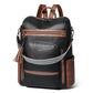Vegan Leather Laptop Backpack for Women 15.6 inch Work Backpack Fashion Travel Backpack Purse for Business College