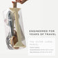 Parcel Clear Travel Kit with Zipperless Magnetic Closure