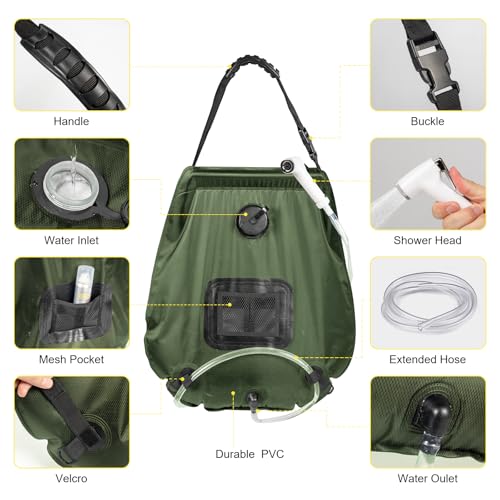 Portable Camping Bathroom Shower Tent Kit