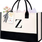 Initial Tote Bag