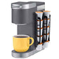 Coffee Pod Holder Side Mount K Cup Pods Dispenser for Single