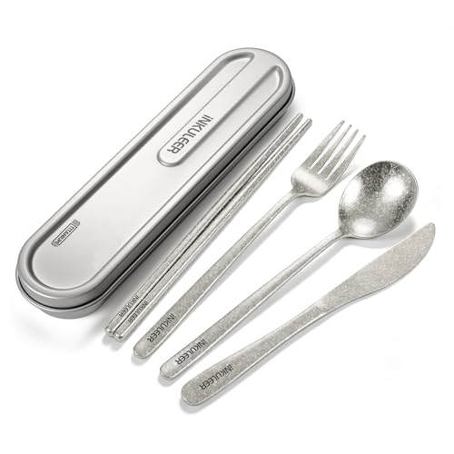 100% Pure Titanium Travel Cutlery Set