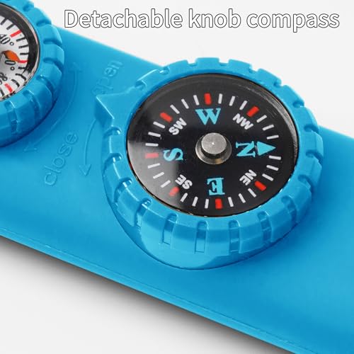 Multifunctional Survival Emergency Whistle for Kids with Compass Hiking Survival