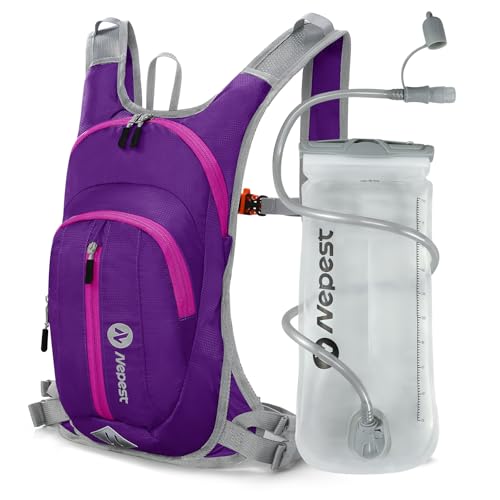 Water Hydration Backpack with 2L Water Bladder